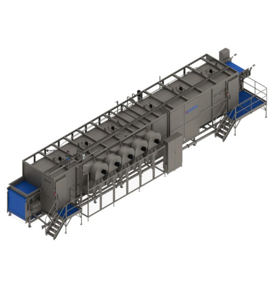 Steam Blancher And Water Air Cooler