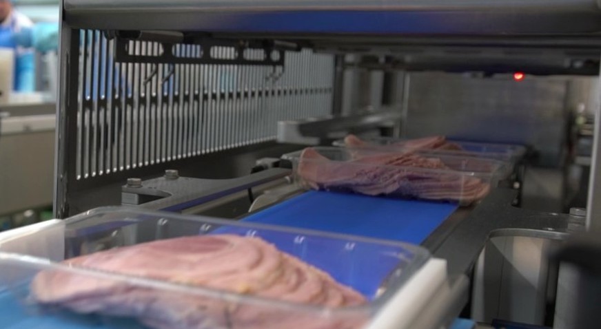 Automatic Inline Tray Sealing Deli Meats