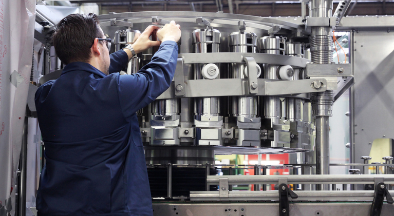 Model R machine being upgraded