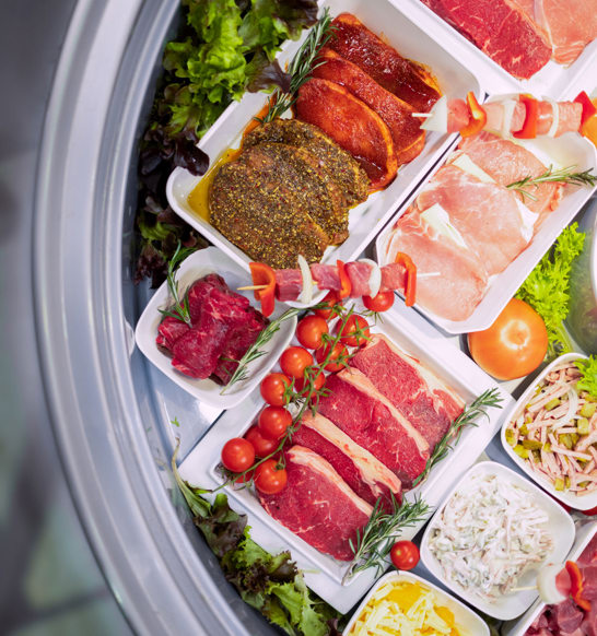Dicing Portioning Butcher Counter