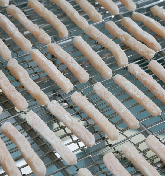 Pre Dusting Processed Cheese