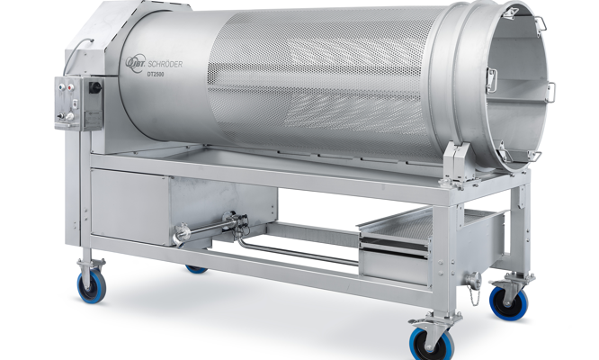 JBT Marel Schröder DT 2500 Continuous tumbler