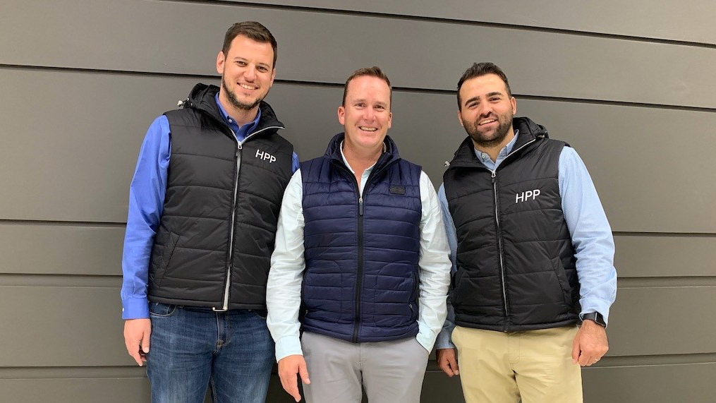 (l-r) HPP South Africa's Heinrich Zandberg, Willie Brand and Claudio de Freitas