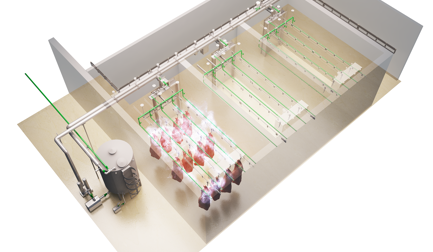 Sistema Automatizado para Aspersão de Carcaças