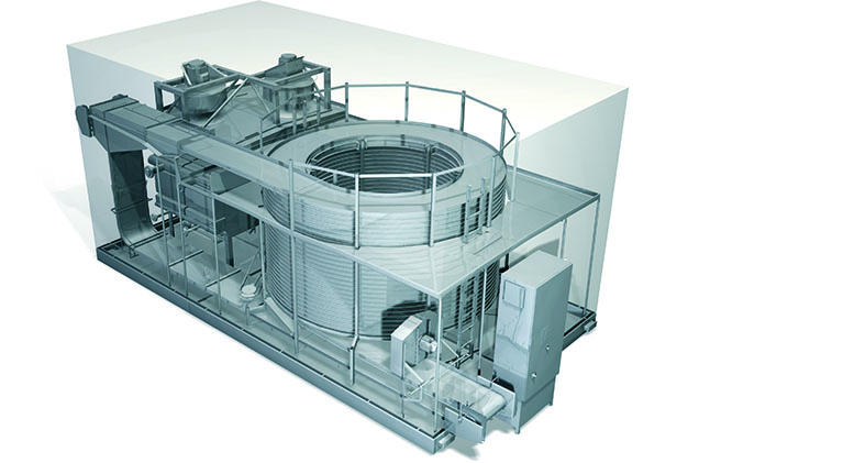 Frigoscandia GYRoCOMPACT® M Series Spiral Freezer | JBT Marel