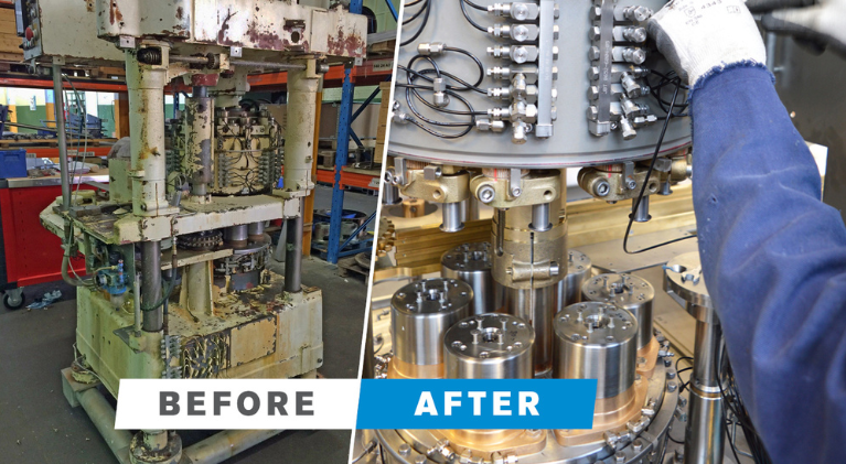 Model R Before and After