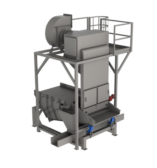 Negative Air Cleaner For Grain Vegetables