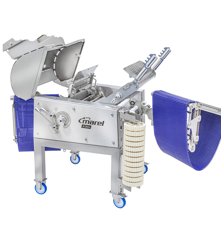 A Skin Skinning Machine Cleaning