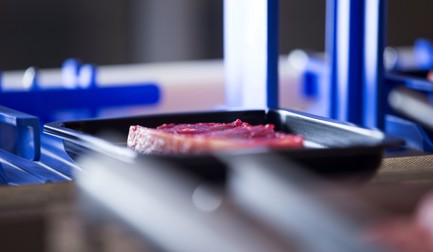 Lignes de steak de muscle entier