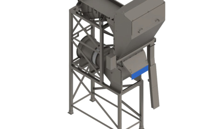 Positive air cleaner for non-leafy vegetables