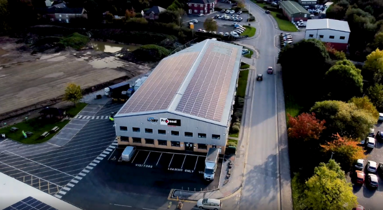 Aerial Shot of the Proseal UK Office