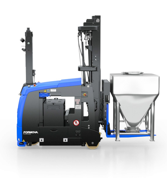 Agv CB2500 Side View With Hopper Silo