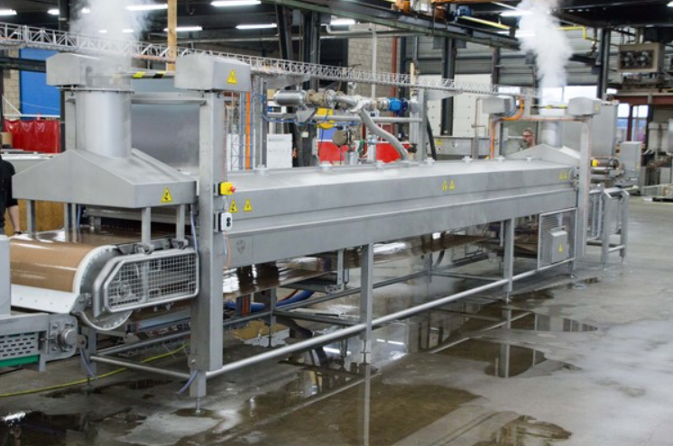 Energy-efficient: the JBT FTNON Pet food Steam Tunnel PST