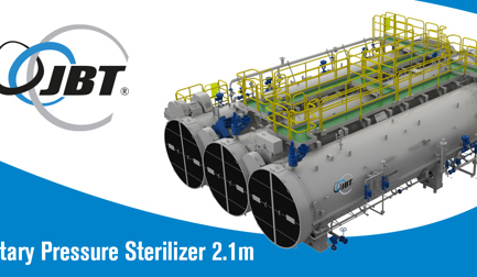 JBT Corporation Introduces High Capacity, Continuous Rotary Pressure Sterilizer